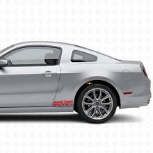 Racing Checkered Style Side Vinyl Decals Kit for Musclecar 2010-2020_3