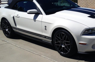 Shelby GT500 STYLE FORD MUSTANG ROCKER PANEL DECALS