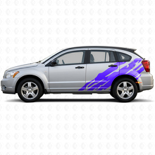 Mud Splash Graphic Rear Side Vinyl Decal for Dodge Caliber 2007-2012 2