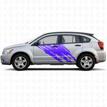 Mud Splash Graphic Door Side Vinyl Decal for Dodge Caliber 2007-2012 2