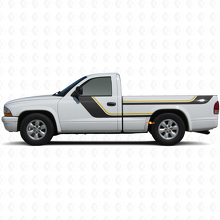 Twin Stripes Side Vinyl Decal Kit for Dodge Dakota 1997-2004 2
