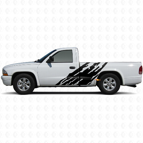 Mud Splash Graphic Door Side Vinyl Decal for Dodge Dakota 1997-2004 1