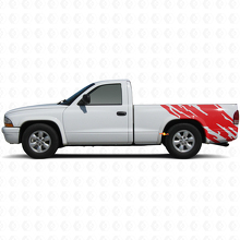 Mud Splash Graphic Rear Side Vinyl Decal for Dodge Dakota 1997-2004 3