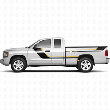 Twin Stripes Side Vinyl Decal Kit for Dodge Dakota 2005-2011 2