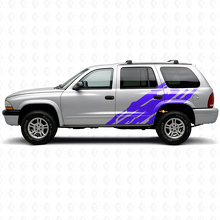Mud Splash Graphic Door Side Vinyl Decal for Dodge Durango 1998-2003 2