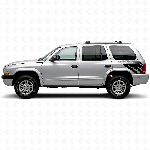 Mud Splash Graphic Rear Side Vinyl Decal for Dodge Durango 1998-2003 1