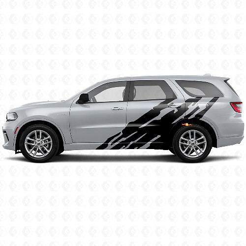 Mud Splash Graphic Door Side Vinyl Decal for Dodge Durango 2011+ 1