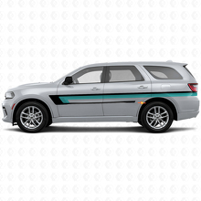 Triple Stripe Door Side Vinyl Decal for Dodge Durango 2011+ 2
