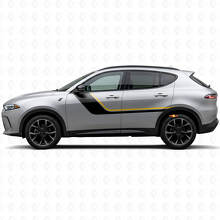 Twin Stripes Door Side Vinyl Decal for Dodge Hornet 2023+ 2