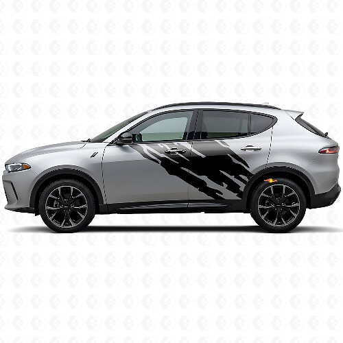 Mud Splash Graphic Door Side Vinyl Decal for Dodge Hornet 2023+