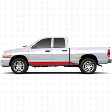 Curved Stripes Rocker Panel Door Vinyl Decal for Dodge Ram 1500 2002-2008 3