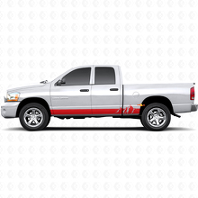 Mountains Wide Stripes Rocker Panel Vinyl Decal for Dodge Ram 1500 2002-2008 3