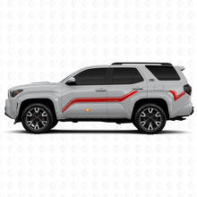 Curved Side Stripes Vinyl Stickers Decal For Toyota 4Runner 3