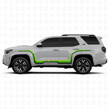 Triple Racing Stripes Side Vinyl Decal Kit For Toyota 4Runner 3