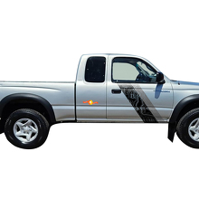 Twin Topografic Stripes Side Vinyl Decal for Toyota Tacoma 1995-2004  2