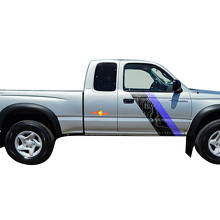 Twin Topografic Stripes Side Vinyl Decal for Toyota Tacoma 1995-2004  3