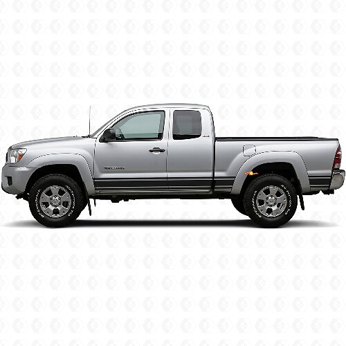 Straight Lines Rocker Panel Vinyl Decal for Toyota Tacoma 2004-2015 1