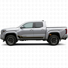 Twin Stripes Rocker Panel Vinyl Decal Kit for Toyota Tacoma 2023+ 2