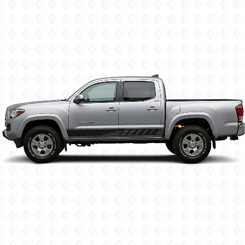 Perforated Stripes Rocker Panel Vinyl Decal for Toyota Tacoma 2015-2023 1