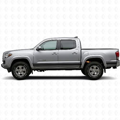 Straight Lines Rocker Panel Vinyl Decal for Toyota Tacoma 2015-2023 1