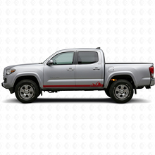 Mountains Thin Stripes Rocker Panel Vinyl Decal for Toyota Tacoma 2015-2023 3