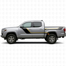 Twin Stripes Door and Rear Side Vinyl Decal Kit for Toyota Tacoma 2015-2023 2