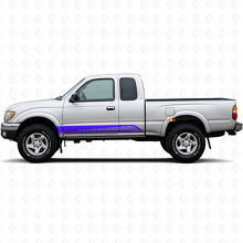 Curved Lines Rocker Panel Vinyl Decal for Toyota Tacoma 1995-2004 2