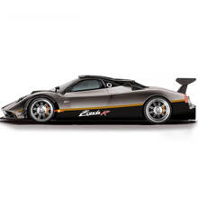 Italian Style Lettering Hood Roof Side Vinyl Decal for Pagani Zonda R 2