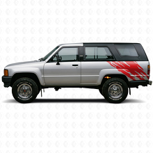 Mud Splash Graphic Rear Side Vinyl Decal for Toyota 4Runner 1984-1989 3