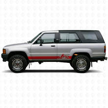 Mountains Style Stripes Rocker Panel Vinyl Decal Kit for Toyota 4Runner 1984-1989 3