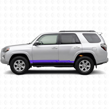 Intertwined Stripes Rocker Panel Vinyl Decal for Toyota 4Runner 2009-2024 2