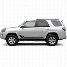 Twin Stripes Rocker Panel Vinyl Decal Kit for Toyota 4Runner 2009-2024 2
