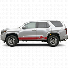 Mountains Wide Stripes Rocker Panel Vinyl Decal for Toyota 4Runner 2024+ 3