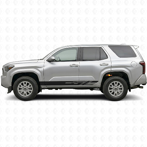 Decorated Stripes Rocker Panel Vinyl Decal for Toyota 4Runner 2024+ 1