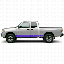 Intertwined Stripes Rocker Panel Vinyl Decal for Toyota Tundra 1999-2006 2