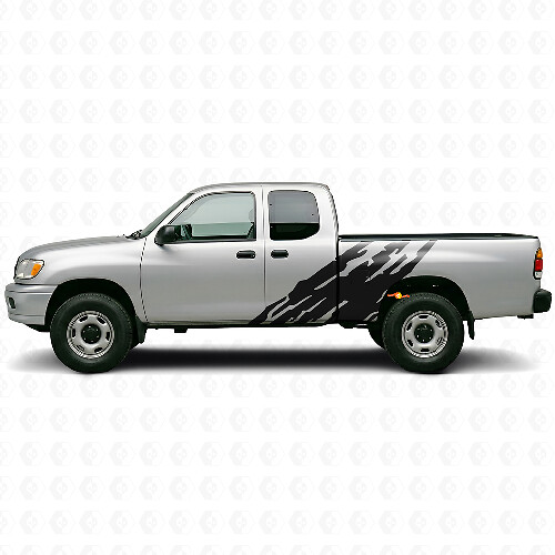 Mud Splash Graphic Side Vinyl Decal for Toyota Tundra 1999-2006 1