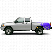 Mud Splash Graphic Rear Side Vinyl Decal for Toyota Tundra 1999-2006 2