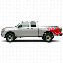 Mud Splash Graphic Rear Side Vinyl Decal for Toyota Tundra 1999-2006 3