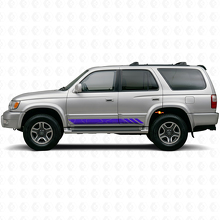 Topographic Style Stripes Doors Vinyl Decal for Toyota 4Runner 1995-2002 2