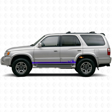Mountains Thin Stripes Rocker Panel Vinyl Decal for Toyota 4Runner 1995-2002 2