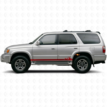 Mountains Thin Stripes Rocker Panel Vinyl Decal for Toyota 4Runner 1995-2002 3