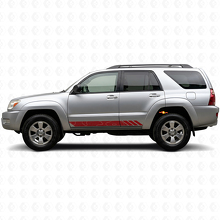 Topographic Style Stripes Doors Vinyl Decal for Toyota 4Runner 2002-2009 3
