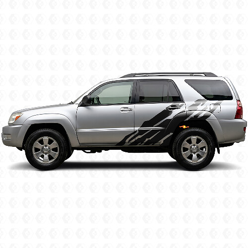 Mud Splash Graphic Side Vinyl Decal for Toyota 4Runner 2002-2009 1