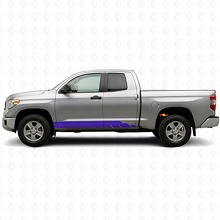 Curved Stripes Rocker Panel Vinyl Decal Kit for Toyota Tundra 2007-2021 2