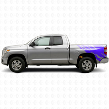 Mud Splash Graphic Rear Side Vinyl Decal for Toyota Tundra 2007-2021 2
