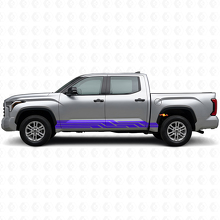 Intertwined Stripes Rocker Panel Vinyl Decal for Toyota Tundra 2022+ 2