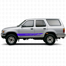 Decorated Stripes Rocker Panel Vinyl Decal for Toyota 4Runner 1989-1995 2