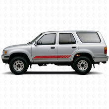 Topographic Style Stripes Doors Vinyl Decal for Toyota 4Runner 1989-1995 3