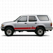 Mountains Wide Stripes Rocker Panel Vinyl Decal for Toyota 4Runner 1989-1995 3