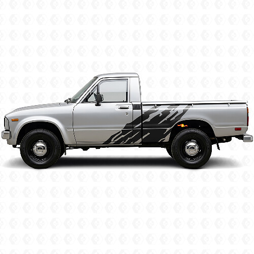 Mud Splash Graphic Side Vinyl Decal for Toyota Hilux 1978-1983 1